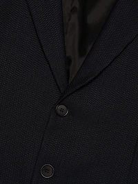 Single-Breasted Stretch-Nylon Jacket