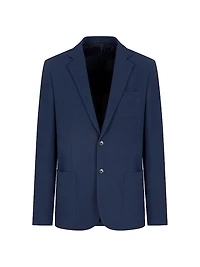 Seersucker Virgin Wool Blazer