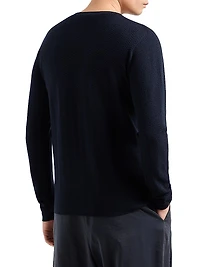 Herringbone Crewneck Sweater