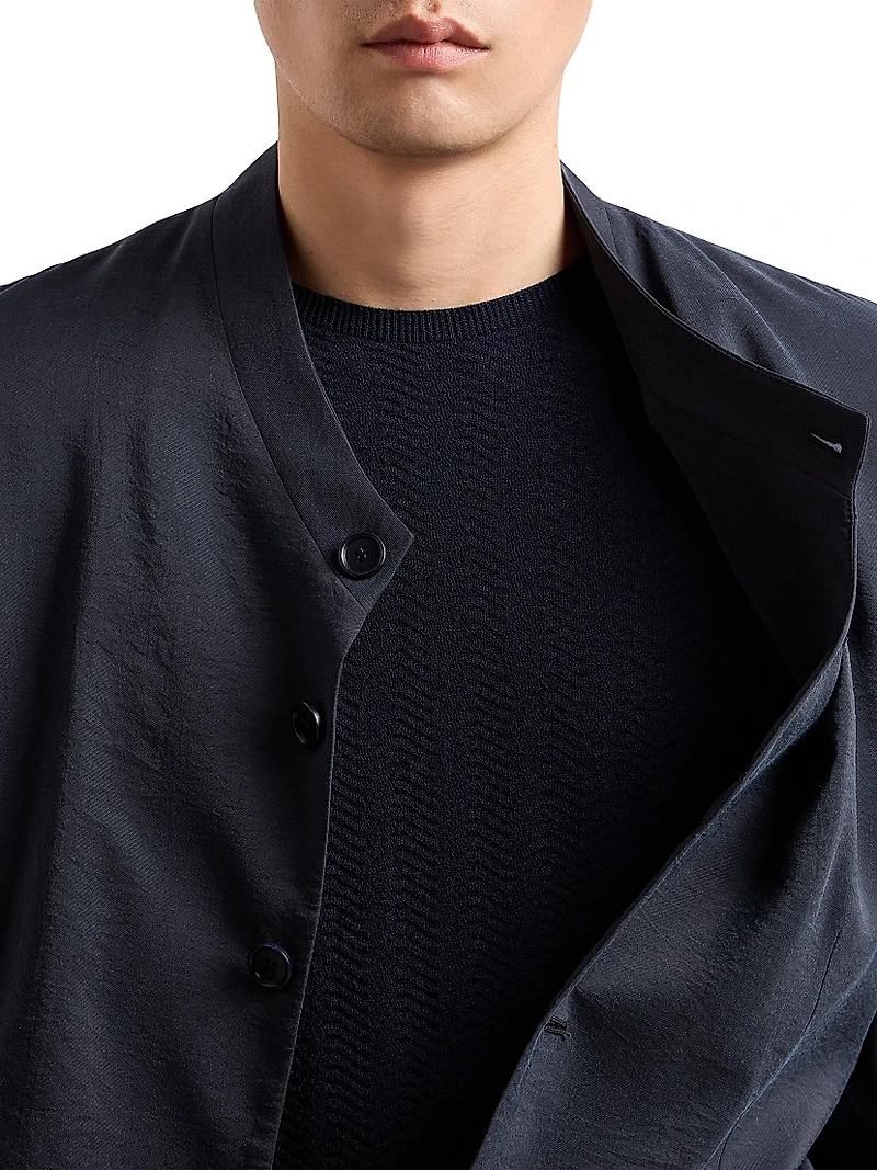 Herringbone Crewneck Sweater