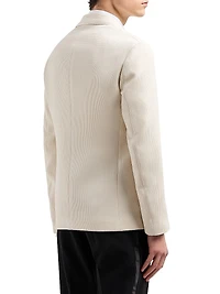 Large Weave Textured Dinner Jacket