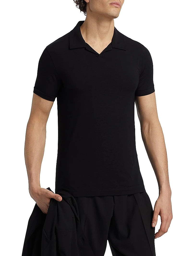 Cotton Jersey Polo Shirt