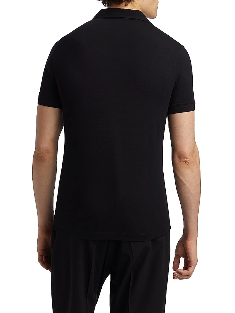 Cotton Jersey Polo Shirt