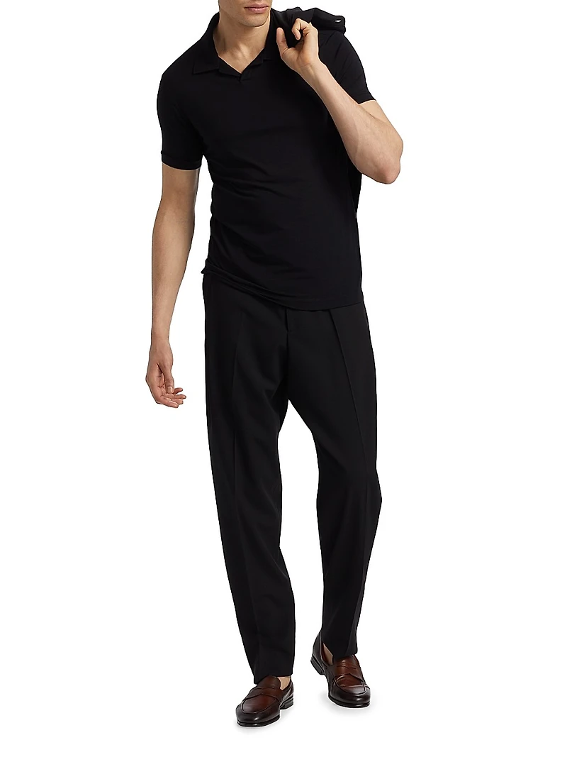 Cotton Jersey Polo Shirt