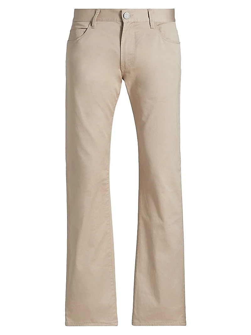 Stretch-Cotton 5-Pocket Pants