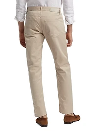 Stretch-Cotton 5-Pocket Pants
