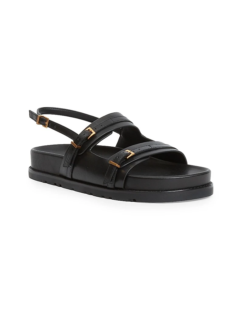 Carey Leather Sport Sandals
