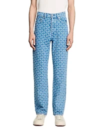 Regular-Fit Square Cross Jeans