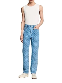 Regular-Fit Square Cross Jeans