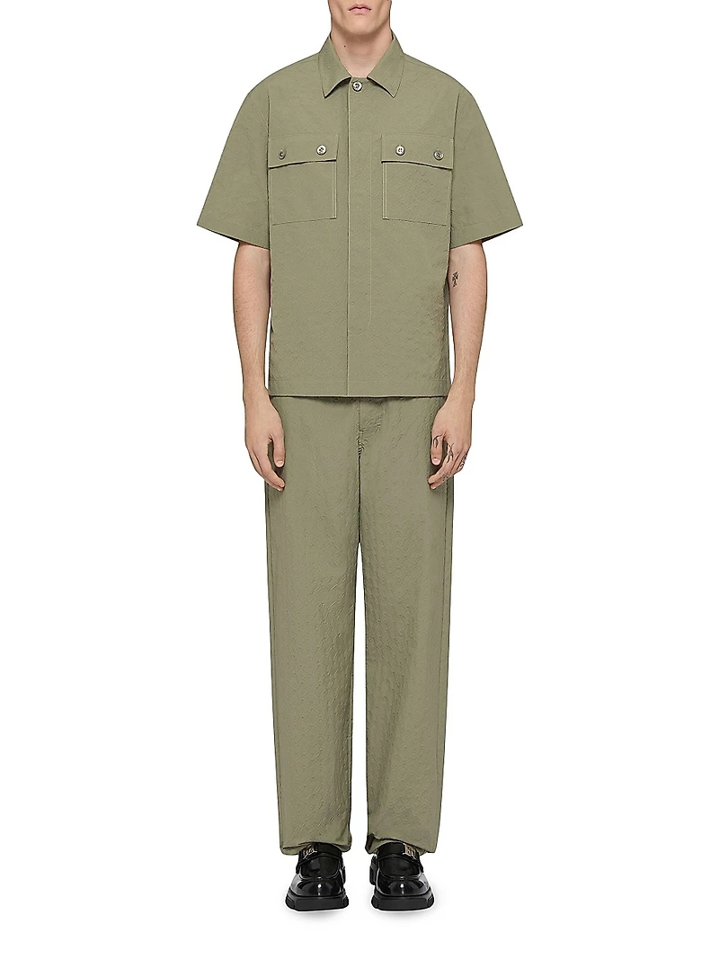 Cargo Pants Textured Monogram 72