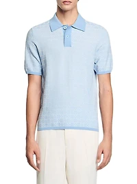 Square Cross Polo Shirt
