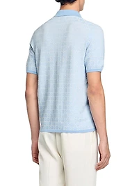 Square Cross Polo Shirt