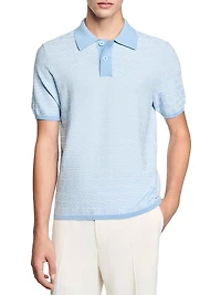 Square Cross Polo Shirt