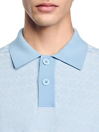 Square Cross Polo Shirt