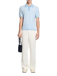 Square Cross Polo Shirt