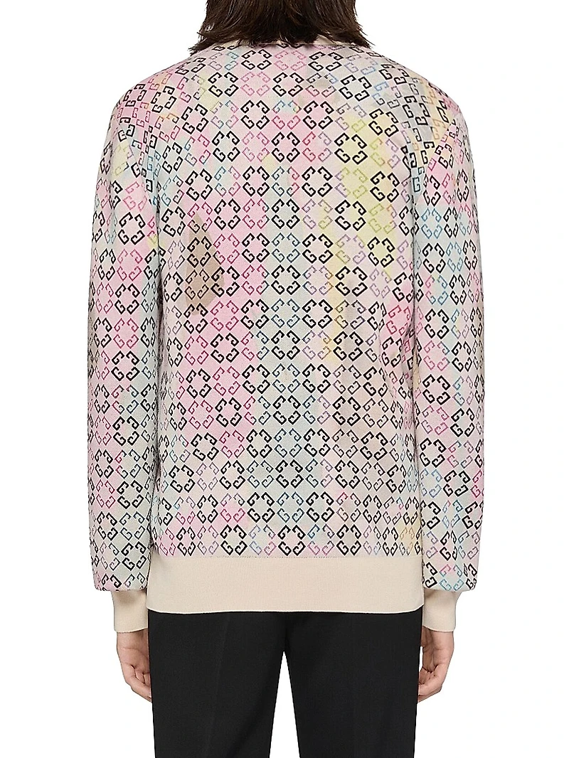 Multicolor Cardigan Monogram 72 Cotton