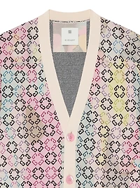 Multicolor Cardigan Monogram 72 Cotton