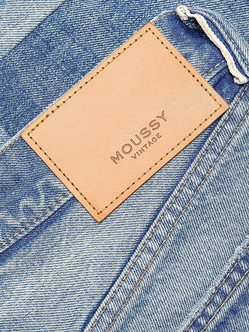 Cheswold Frayed-Hem Denim Shorts