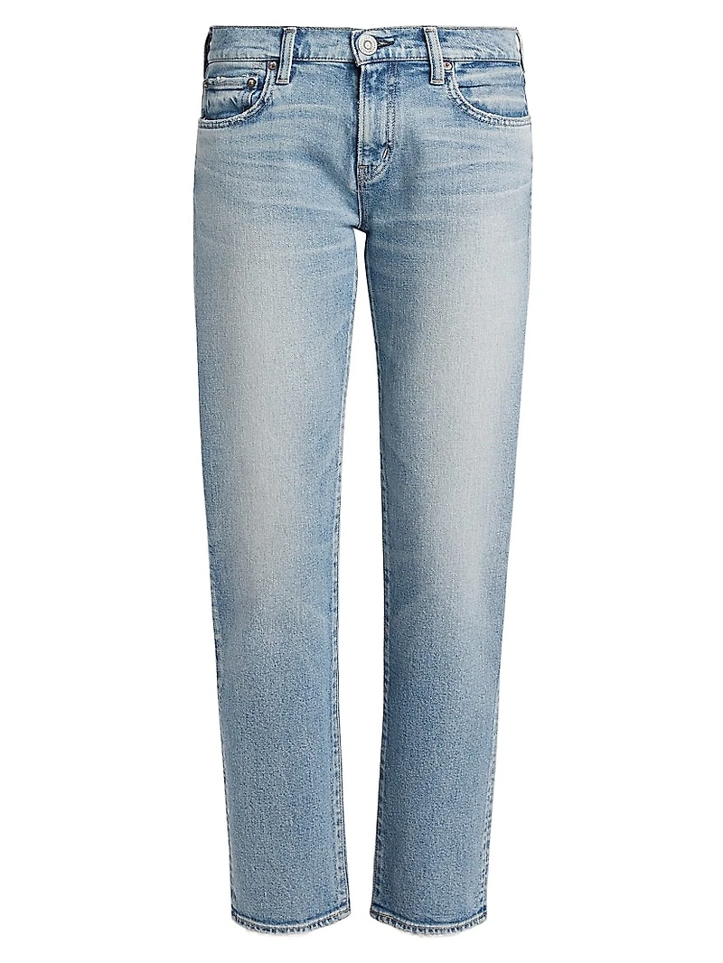 Selbyville Slim Straight Mid-Rise Jeans
