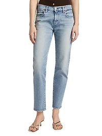 Selbyville Slim Straight Mid-Rise Jeans