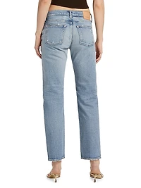 Selbyville Slim Straight Mid-Rise Jeans