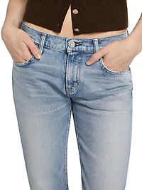 Selbyville Slim Straight Mid-Rise Jeans