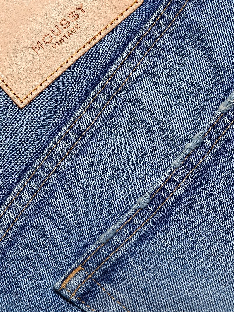 Farmington Wide Straight-Fit Crop Jeans