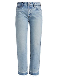 Princeton Straight Mid-Rise Jeans