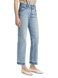 Princeton Straight Mid-Rise Jeans