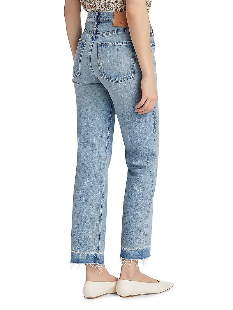 Princeton Straight Mid-Rise Jeans