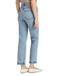 Princeton Straight Mid-Rise Jeans