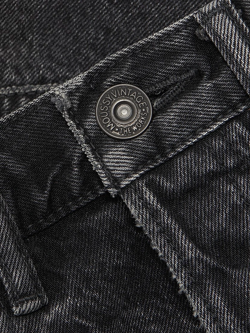 Harrington Cut-Off Denim Shorts