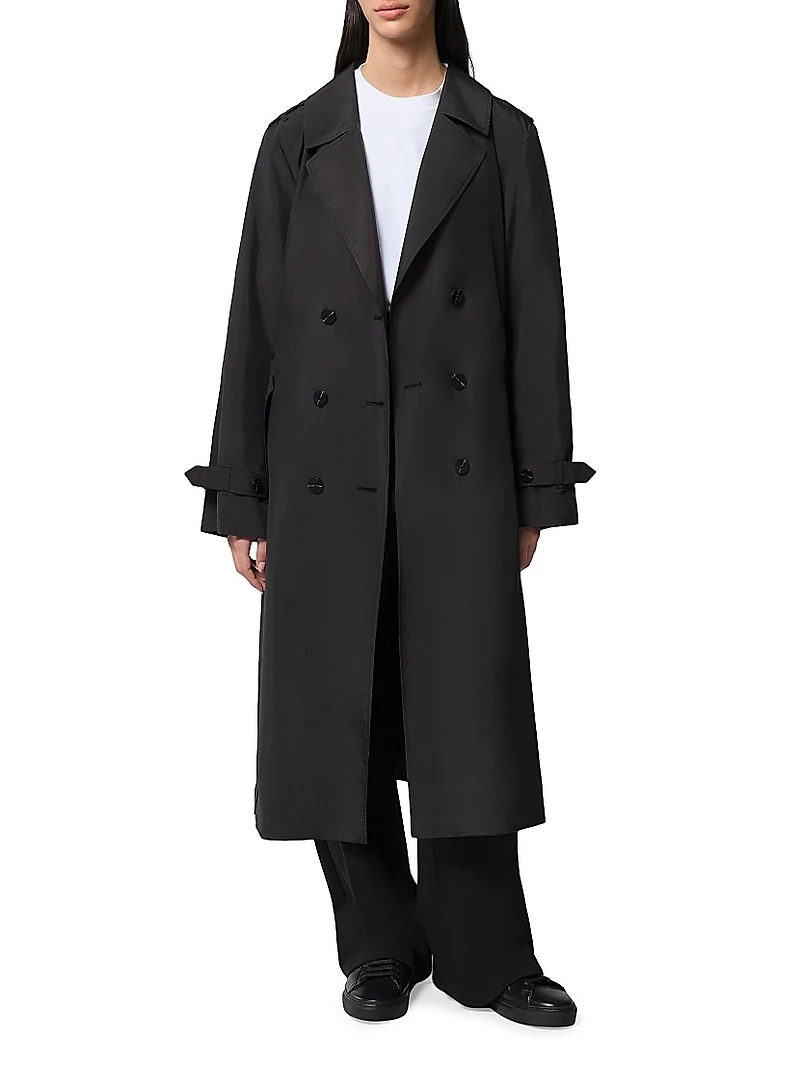 Blaire Double-Breasted Trench Coat