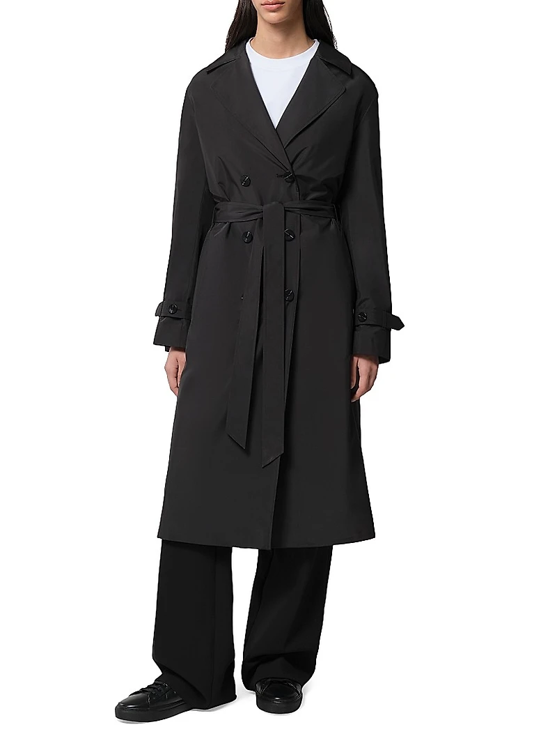 Blaire Double-Breasted Trench Coat