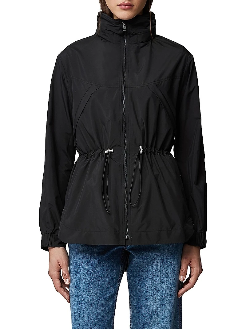 Raven Hooded Water-Repellent Jacket