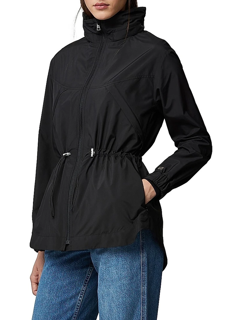 Raven Hooded Water-Repellent Jacket