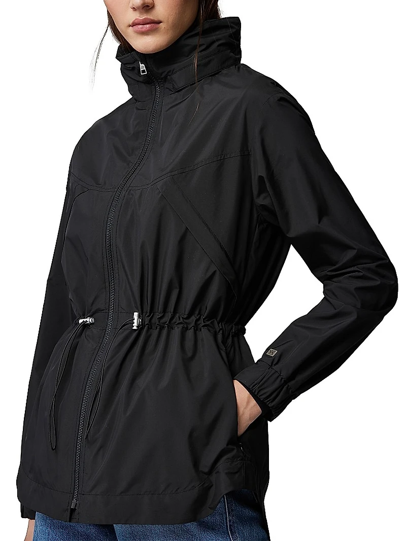 Raven Hooded Water-Repellent Jacket