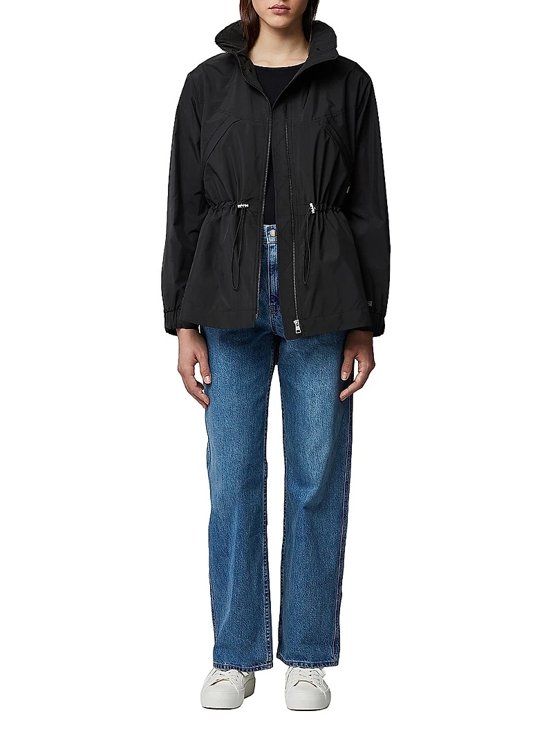 Raven Hooded Water-Repellent Jacket