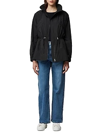 Raven Hooded Water-Repellent Jacket