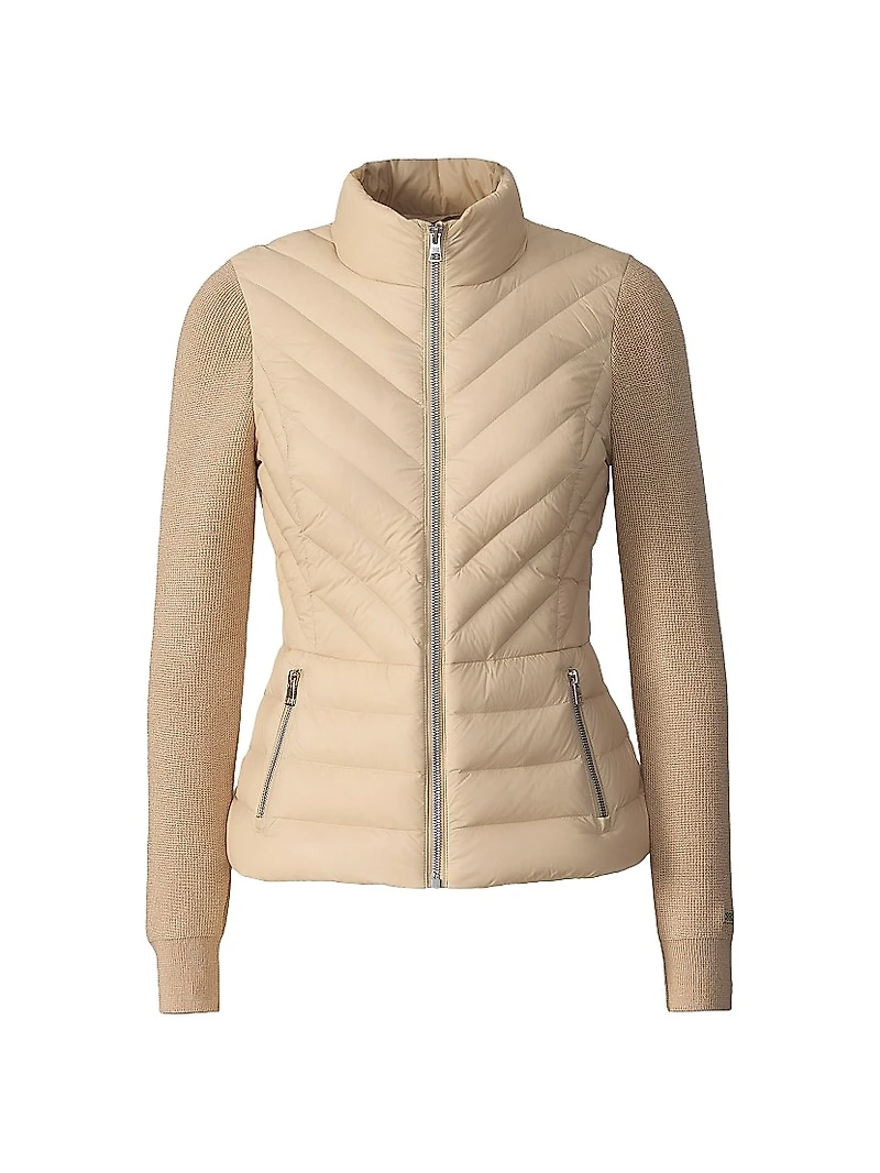 Bexley Mixed Media Puffer Jacket