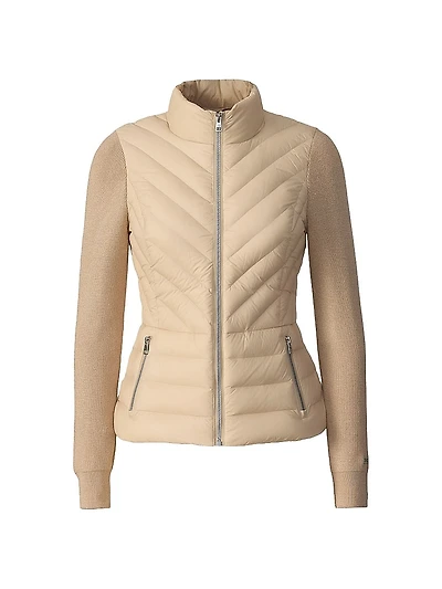 Bexley Mixed Media Puffer Jacket