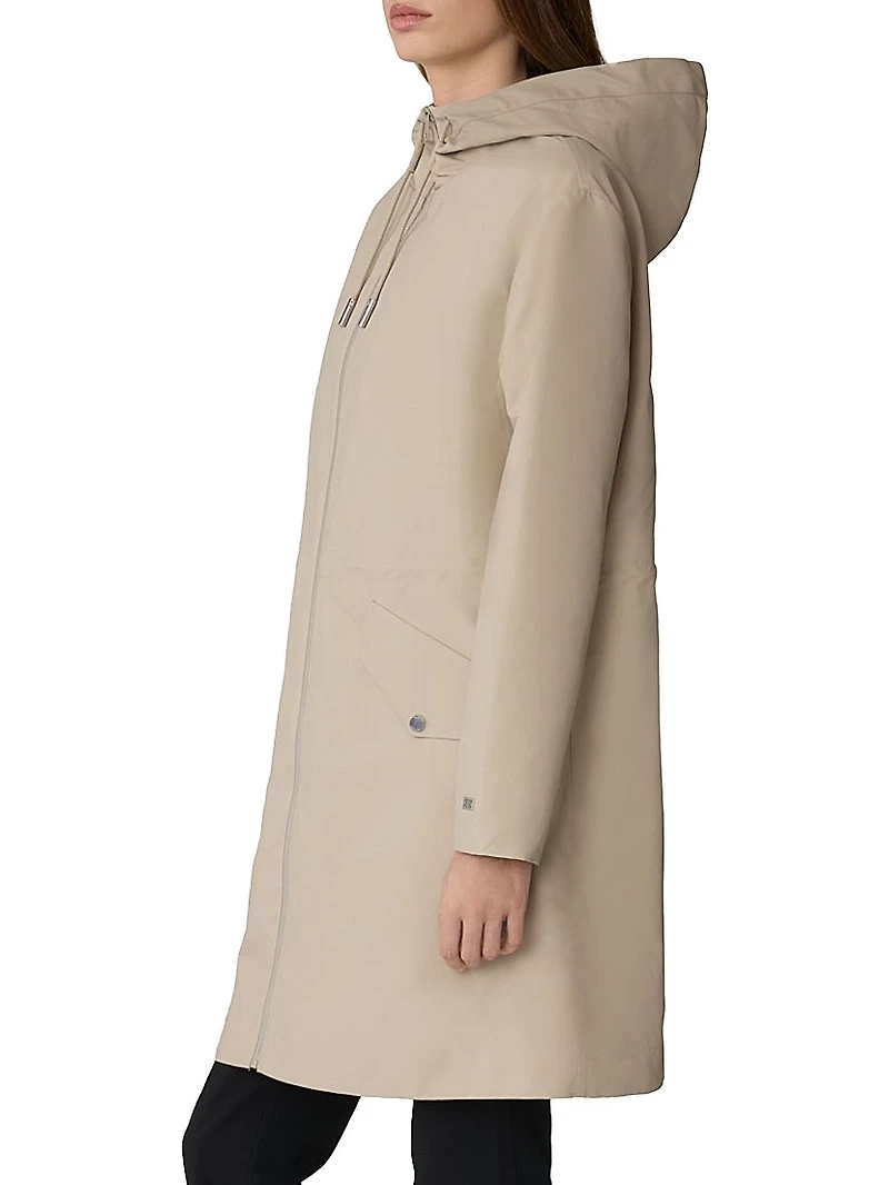 Marlowe Longline Hooded Jacket