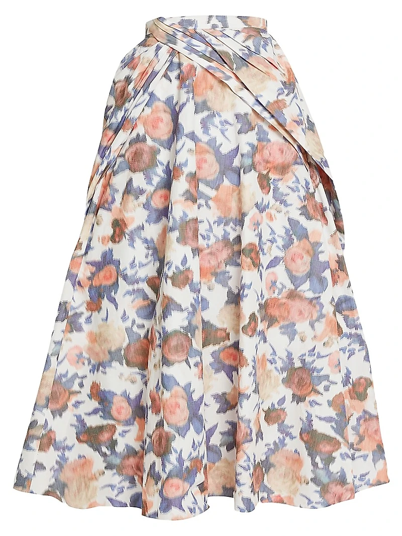 Painted Roses Cocktail Full Skirt