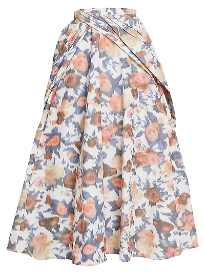 Painted Roses Cocktail Full Skirt