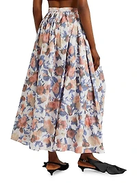 Painted Roses Cocktail Full Skirt
