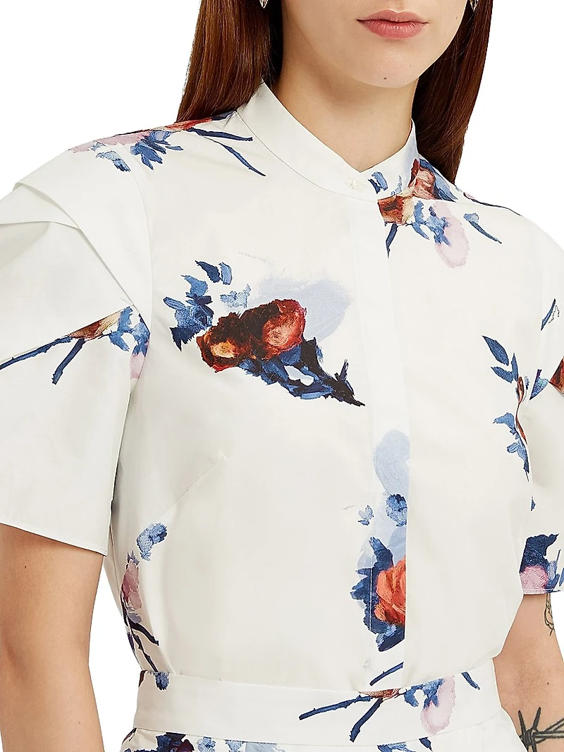 Floral Cotton Shirt