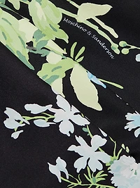 Floral Silk Midi-Dress