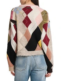 Mixed Argyle Sweater