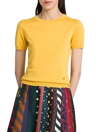 Wool-Silk T-Shirt Sweater