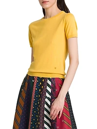 Wool-Silk T-Shirt Sweater